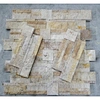 Natural Beige Travertine Stacked Stone Panels Wall Cladding China
